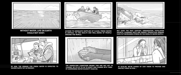 Nalco A Water Awakening Storyboards